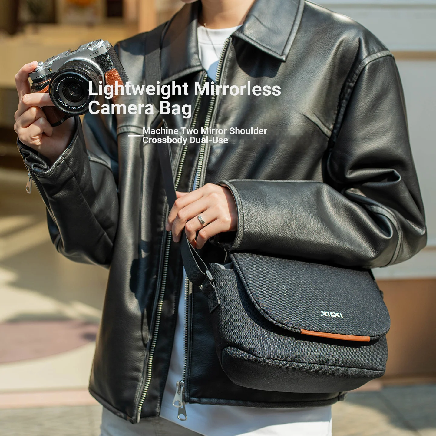 Mirrorless Camera Bag Suitable for Fujifilm XE5 XT30 Canon R