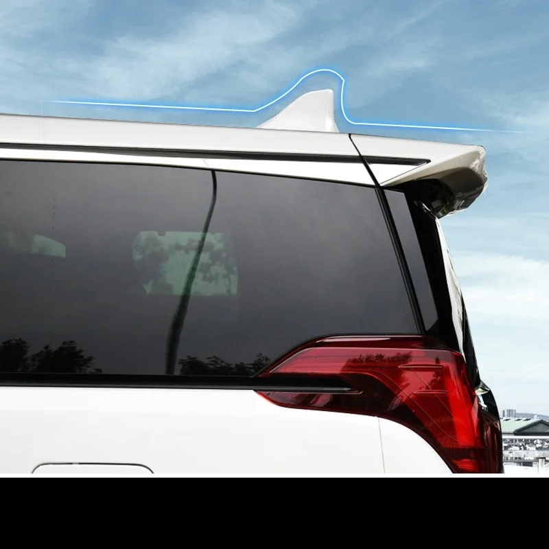 لتويوتا ألارد/Vellfire 30 Seies 2015-2023 سيارة ألياف الكربون نمط هوائي زعنفة القرش غطاء الكسوة سقف السيارات الزخرفية