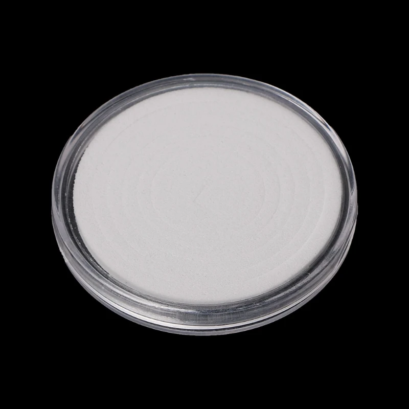Caja almacenamiento monedas acrílicas, juego almohadillas internas, contenedor diamantes belleza para uñas