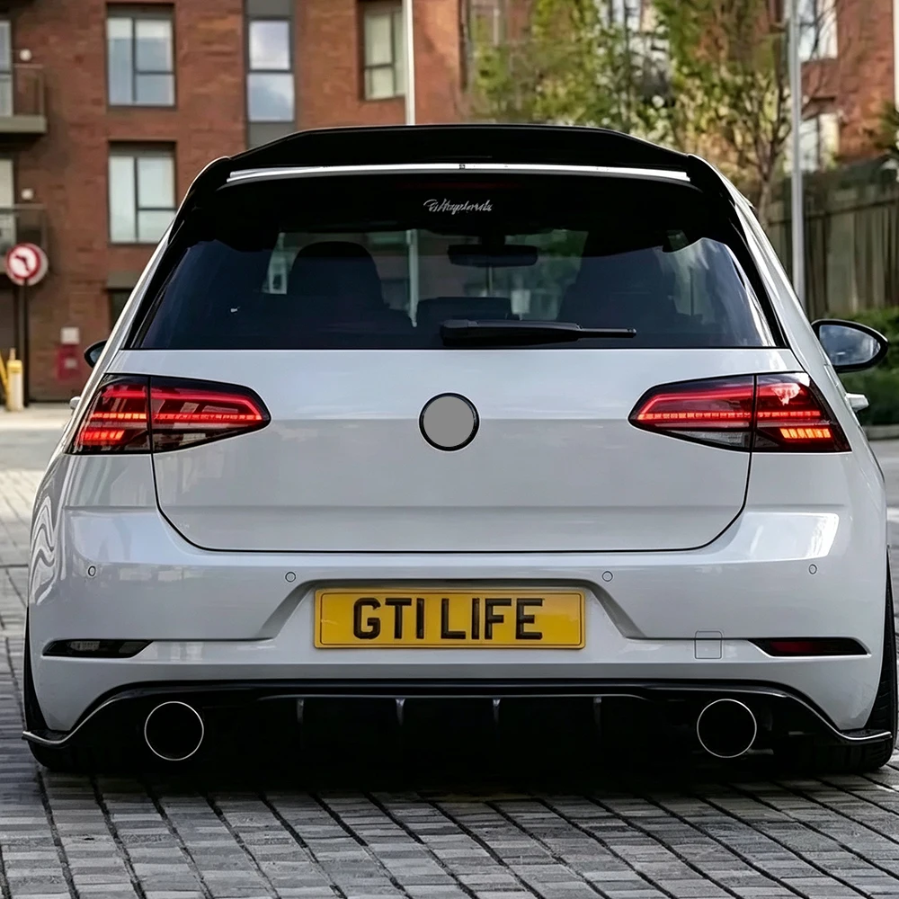 Aspec Style Rear Roof Spoiler For VW Golf MK7 MK7.5 GTI/R R‑Line 2013‑2020 Hatchback Rear Window Top Wing Car Tuning Body Kits