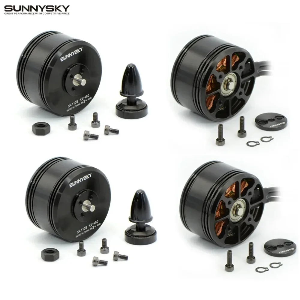 UniFly4pcs/lot SUNNYSKY X4110S 340KV 400KV Brushless Disc Motor For Multi-rotor Aircraft Multi-axis Motor Disc Motor