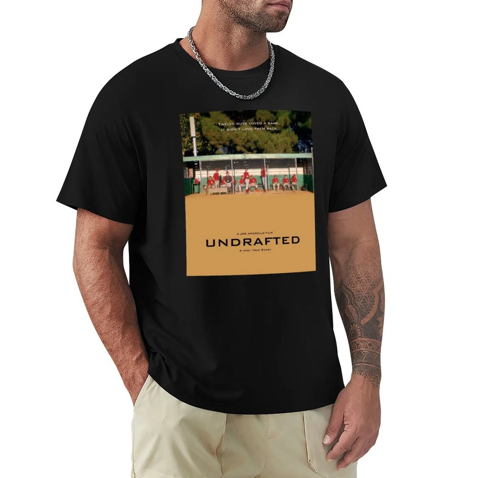 

Undrafted T-Shirt Personalized t-shirt man clothes vintage graphic tee sweat shirts, men