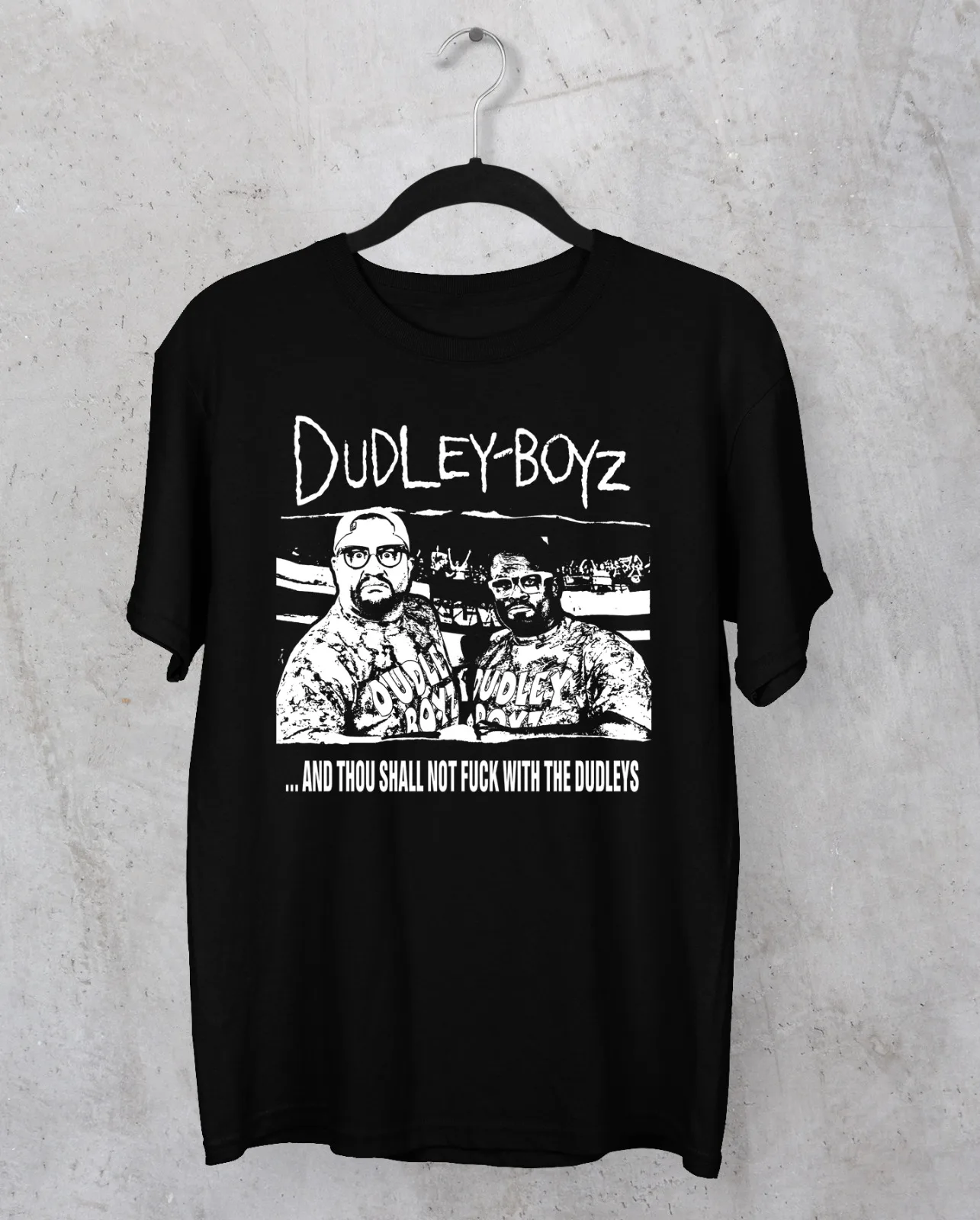 The Dudley Boyz artwork black T-shirt Cotton All sizes S-5Xl JJ3985