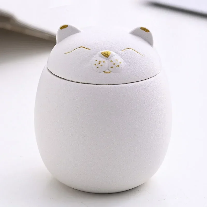 Ceramic Mmini Pet Urns Personalised Cremation Small Animals Funerary Burial Coffin Cat Rabbit Pig Ashes Reliquaries Monuments