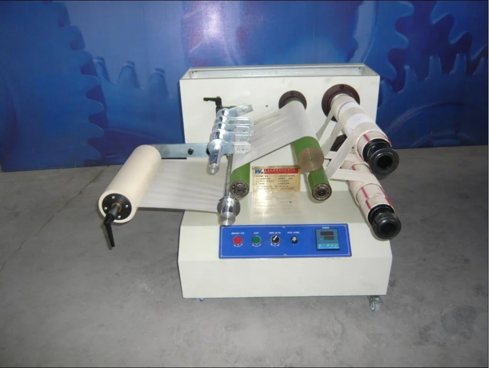 آلة رجيع الطبيب الصغير عرض 200 مللي متر لشريط BOPP شريطٌ لاصق شريط عيب الترجيع النواة بما في ذلك ترس المحرك دلتا #4