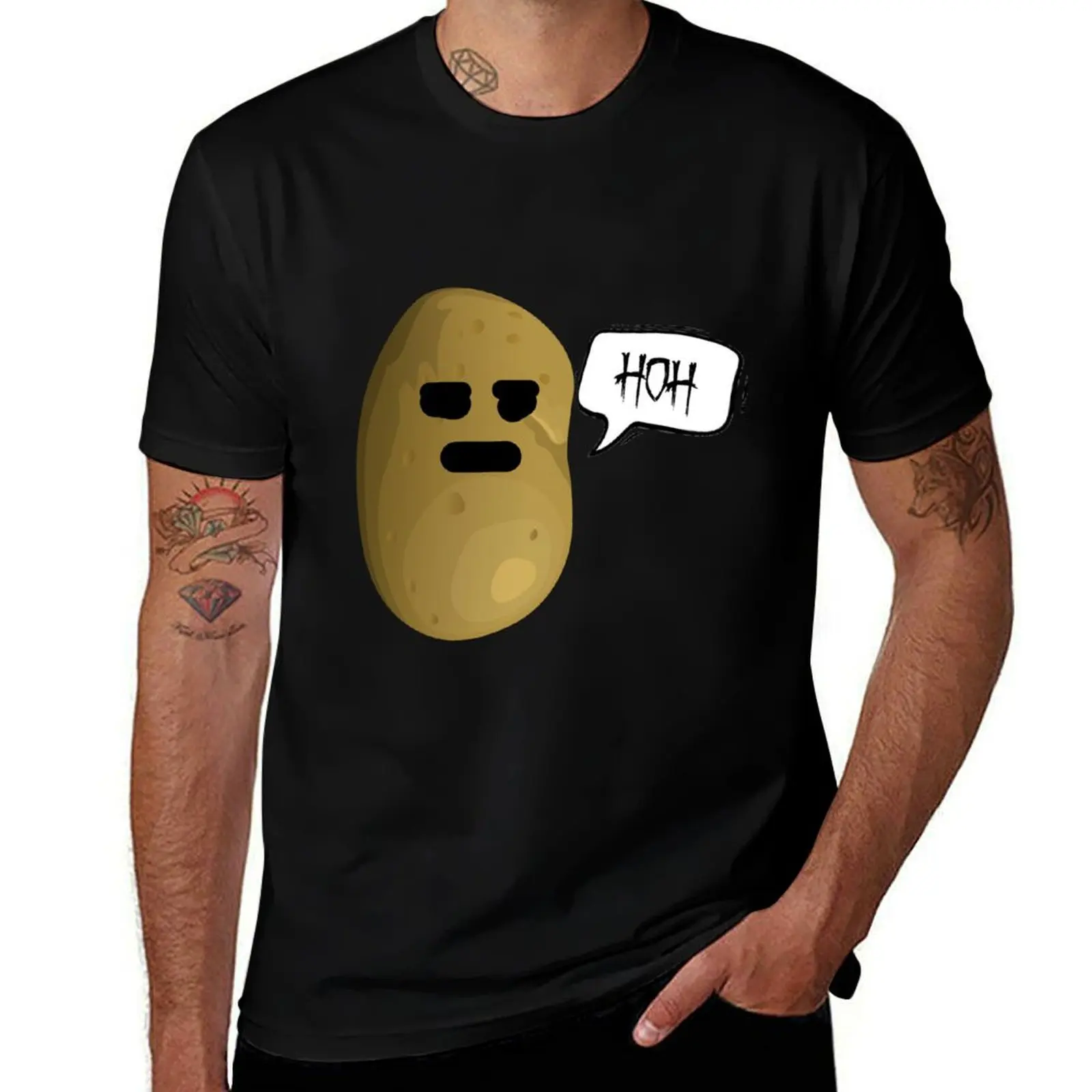 Phasmophobia Potato Tanglewood T-Shirt Independence Day Short Sleeve T-Shirt