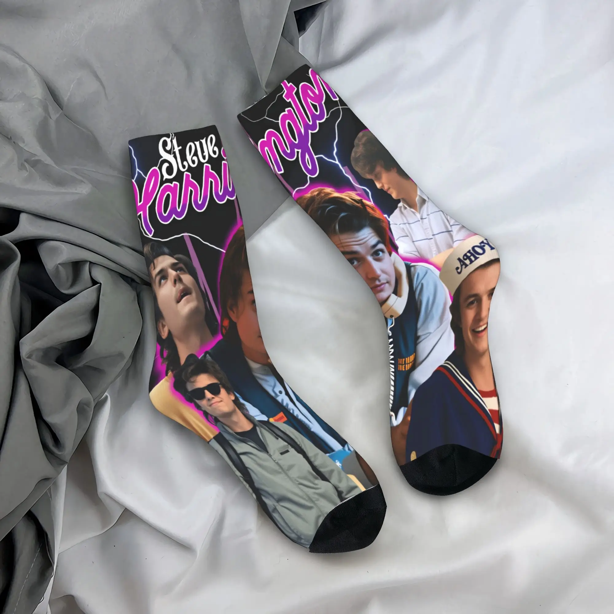 

Мужские носки унисекс, чулки Steve Harrington, противоскользящие дышащие носки, осенние повседневные спортивные носки с графикой на открытом воздухе