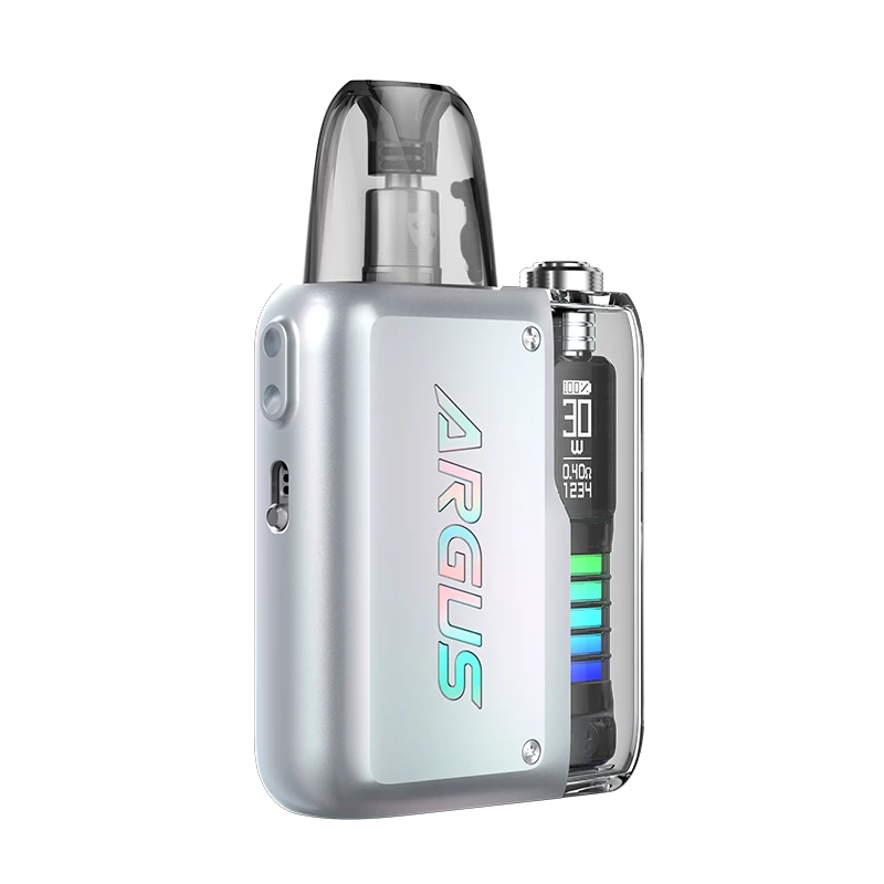السجائر الإلكترونية الأصلية VOOPOO Argus P2 Kit 30W Pod Vape 1100mAh Battery 2ML ARGUS Top Fill Cartridge 0.4/0.7ohm Vaping