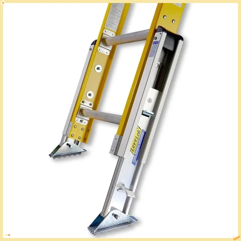 2개의 다리를 위한 영구 설치형 사다리 레벨러 |   불균형한 지면에 맞게 조절 가능 |   완벽한 레벨링 키트