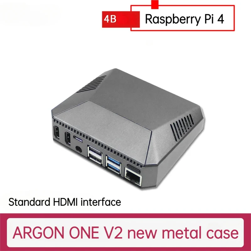 

Raspberry Pi 4B Argon ONE V2 Aluminum Case HDMI GPIO Fan Enclosure