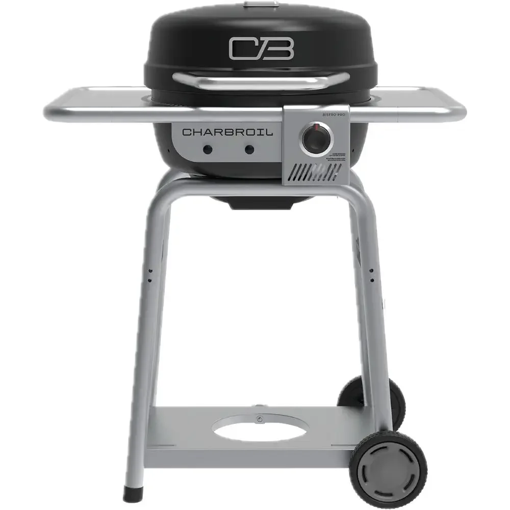 Compact Gas Grill for Small Patios and Spaces - Black