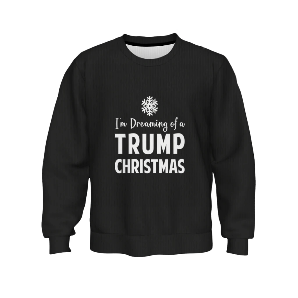 Estoy soñando con una sudadera navideña Trump