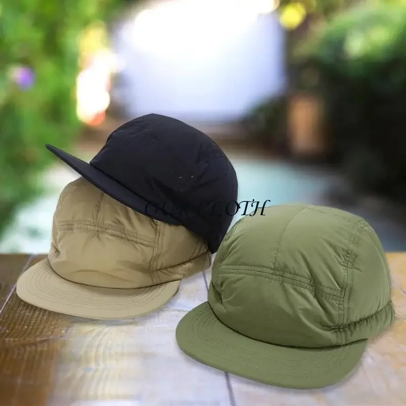 

Down Filled Baseball Caps Adjustable Baseball Hat For Cold Weather Daily Wear Y1AC