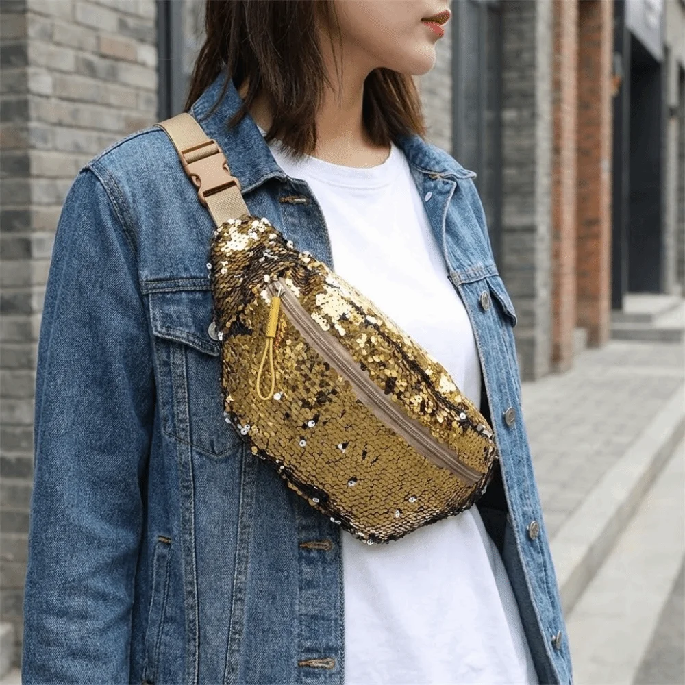 Luxe glitter-pailletten heupta - Luxury Bags Korea recensie en prijs