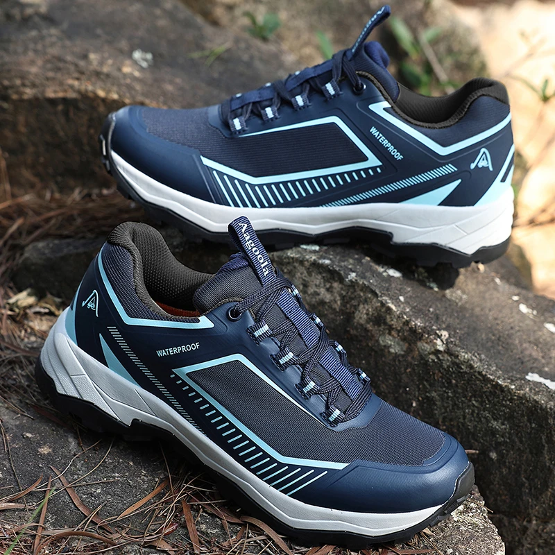 Anti Slip Trail Running Sneakers - Sepatu Lari Pria Model Terbaru 2026,