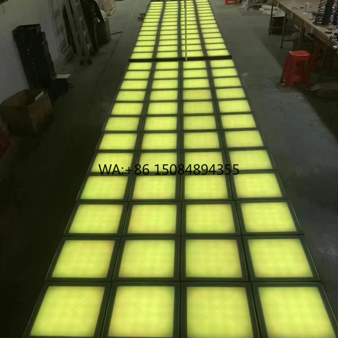 Indoor Activate Game Led Floor Interactive Led Screen Floor Tile Light Game  for People