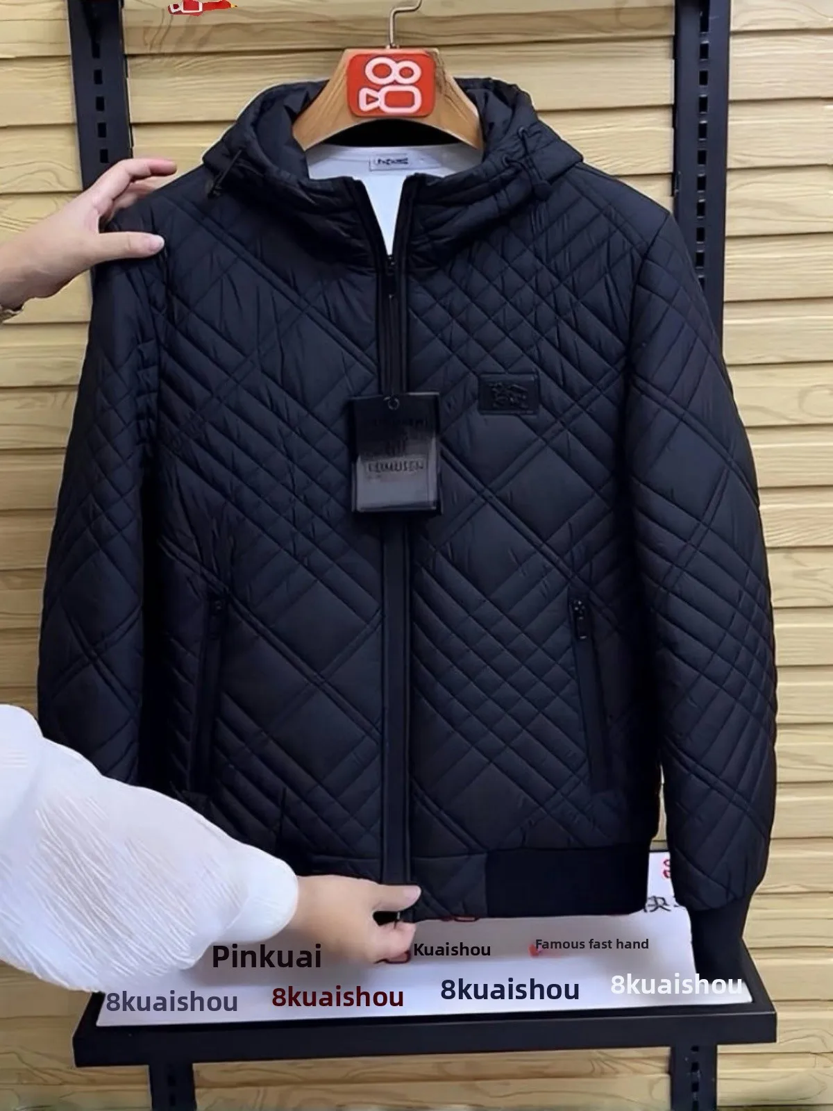 

Мужская модная куртка с капюшоном, хлопковая одежда, осенне-зимняя новинка, повседневная, универсальная, теплая, стандартной длины, Cleanfit