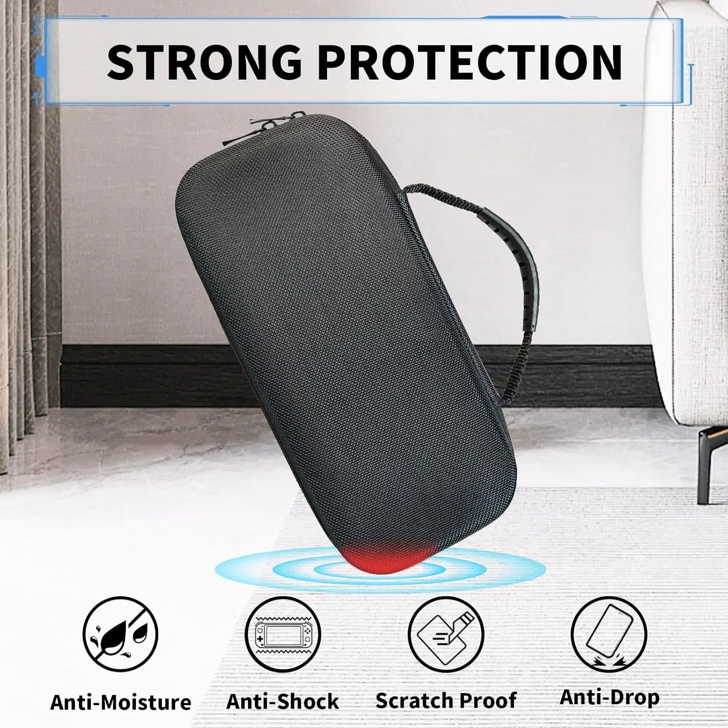 

For Nintendo Switch/Switch OLED Storage Bag Portable Hard Shell Pouch Carrying Travel Bag for Console & Accessories