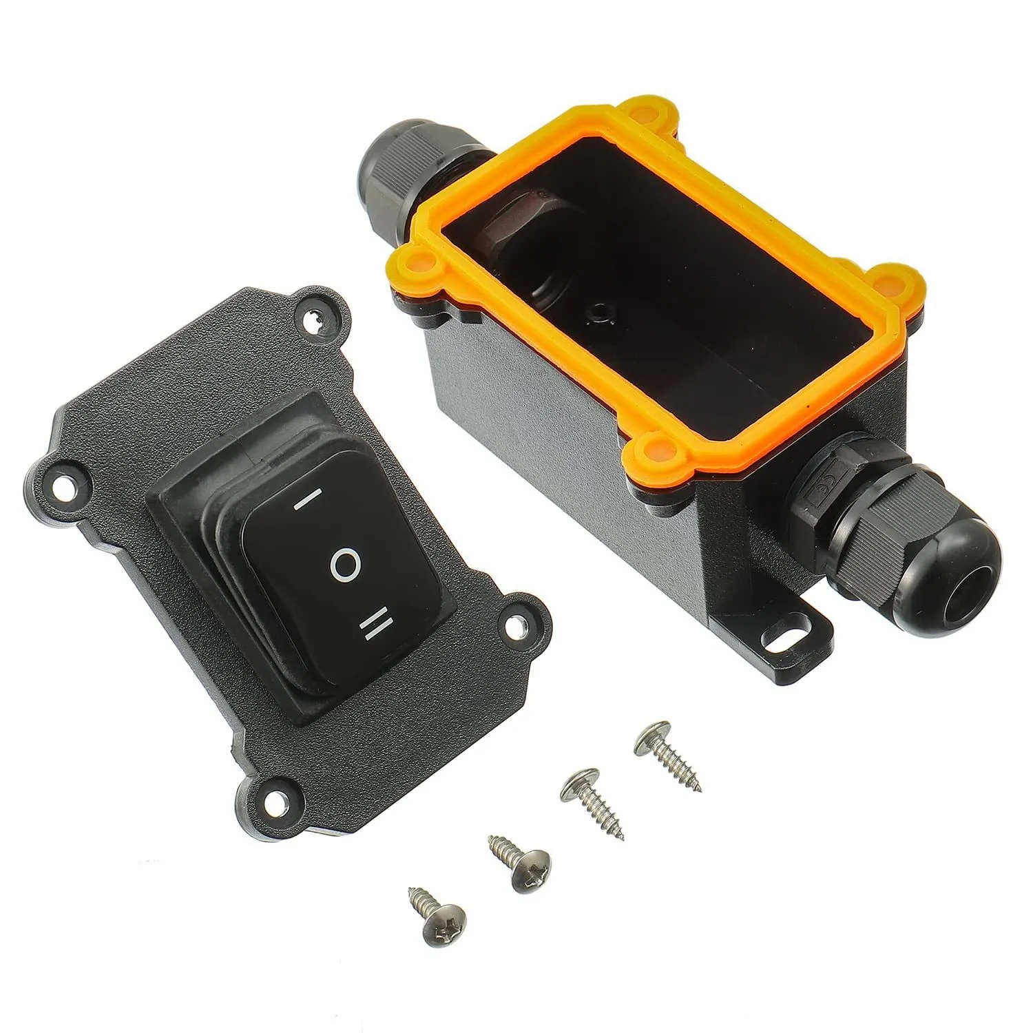 Renovation Of High-Power IP67 Outdoor Waterproof Junction Box With High Current Ship Type Switch 12/220V And LED Light