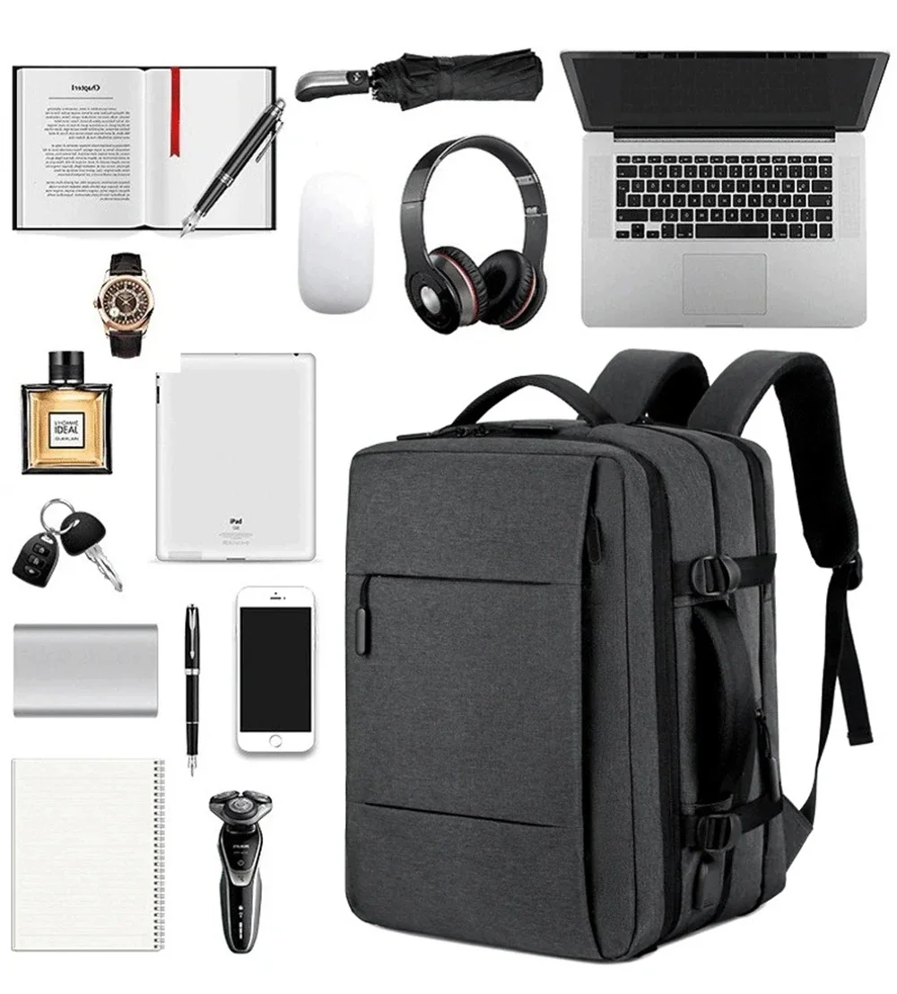 Classic DSLR Backpack Men Business Camera Bag School Expandable USB Bag Large Capacity Laptop Waterproof Fashion Travel Backpack