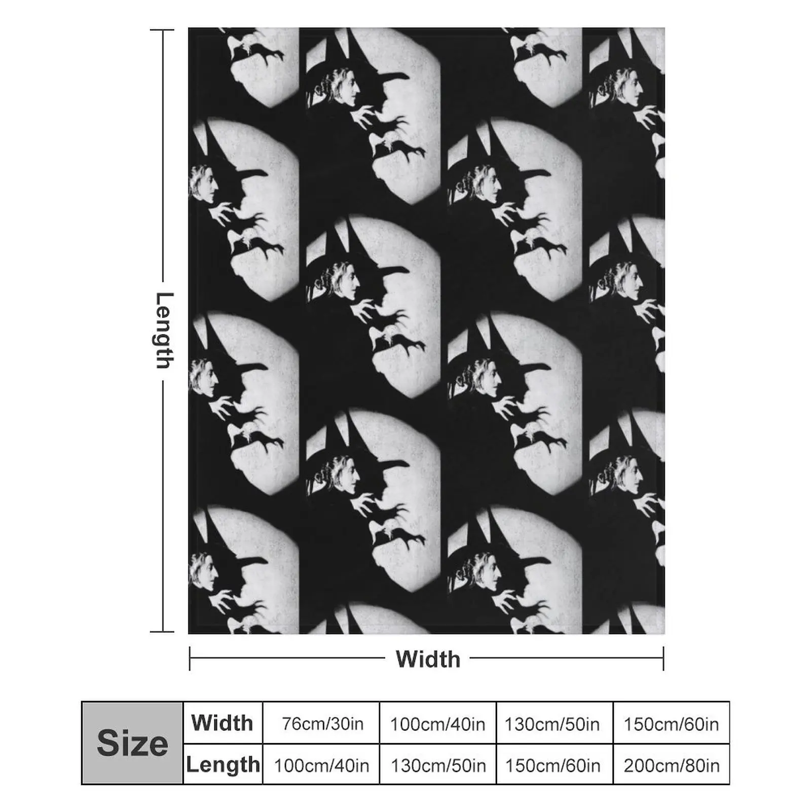 Wicked Witch Of The West Oz Wizard Throw Blanket Warm Throw Blanket Gift for Anniversary