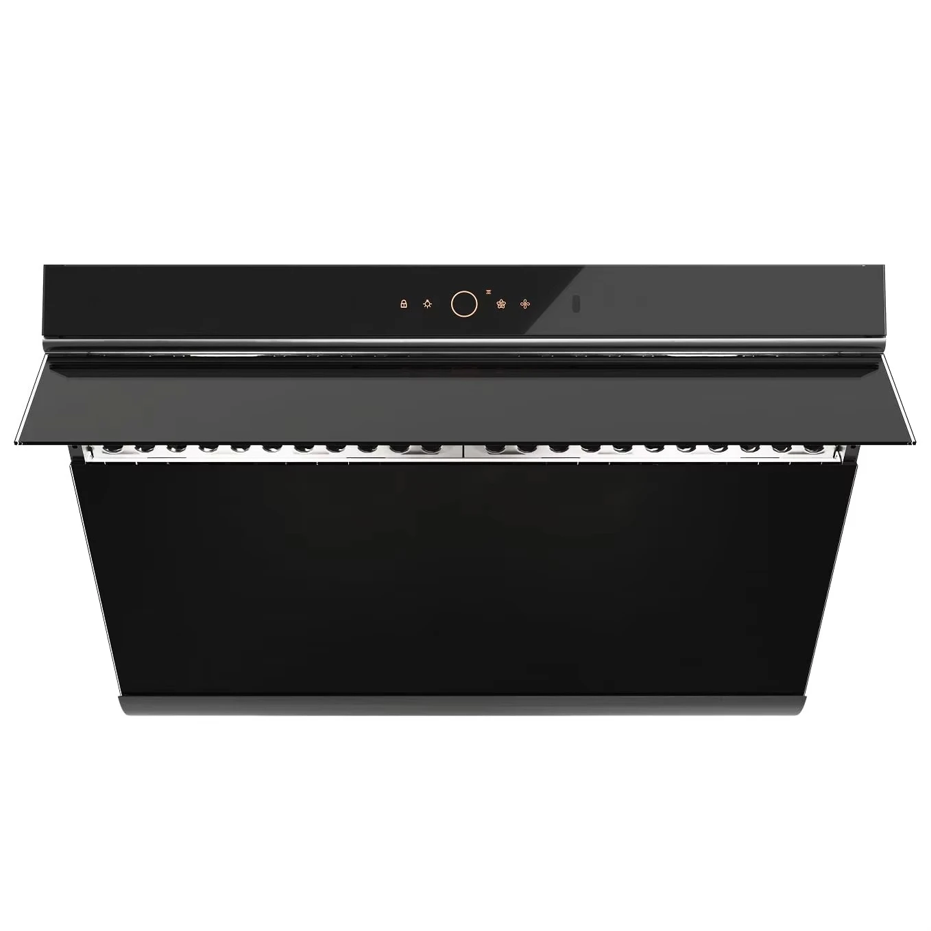 HOT Under Cabinet or Wall Mount Kitchen Range Hood 1100 CFM 4 Speed Level with LED Lights, Fingerprint Resistance