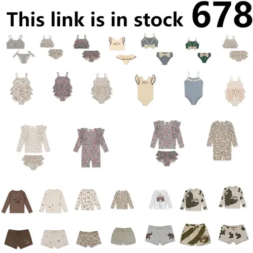 Trajes de baño para niños, trajes de baño cortos de manga corta, trajes de baño divididos y trajes de baño de una pieza.