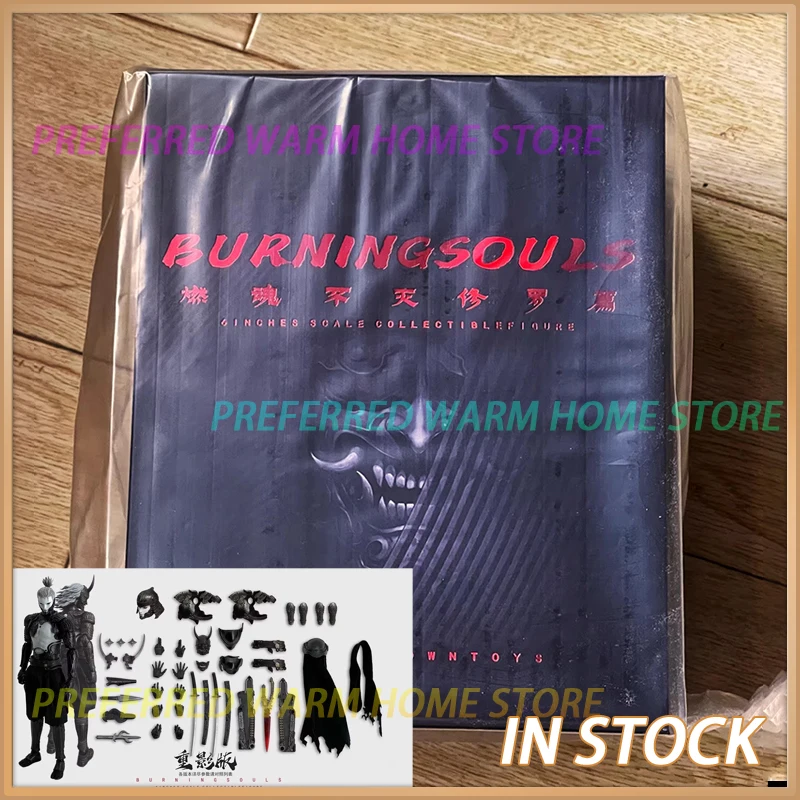 In Stock DARKCROWN TOYS BURNINGSOULS Movable Model Toys 6 INCHES SCALE COLLECTIBLEFIGURE Samurai
