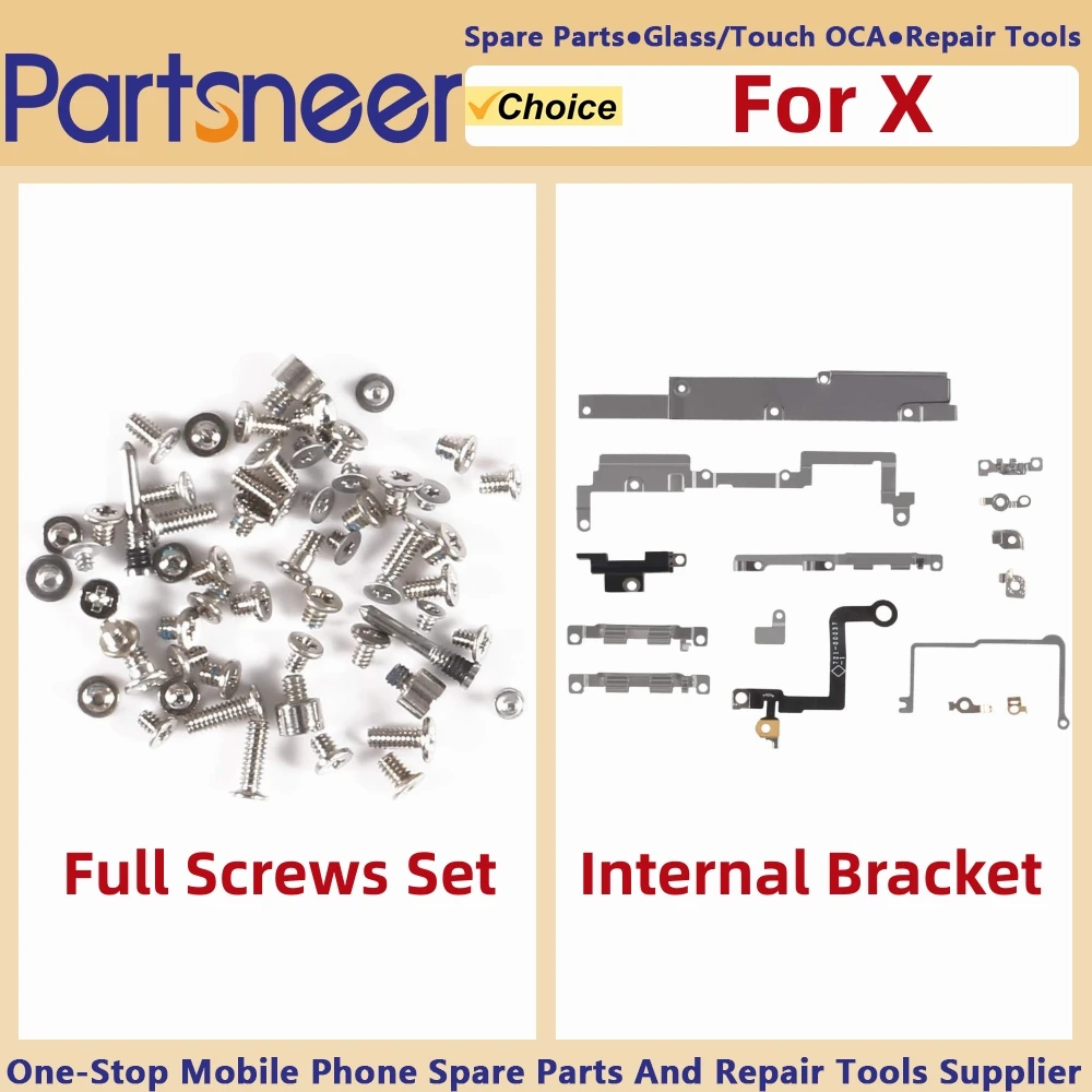 Internal Bracket Replacement Parts & Full Screws Set For iPhone 7 7Plus 8 8Plus X XR XSMAX 11 11PRO MAX 12 12PRO MAX 12Mini