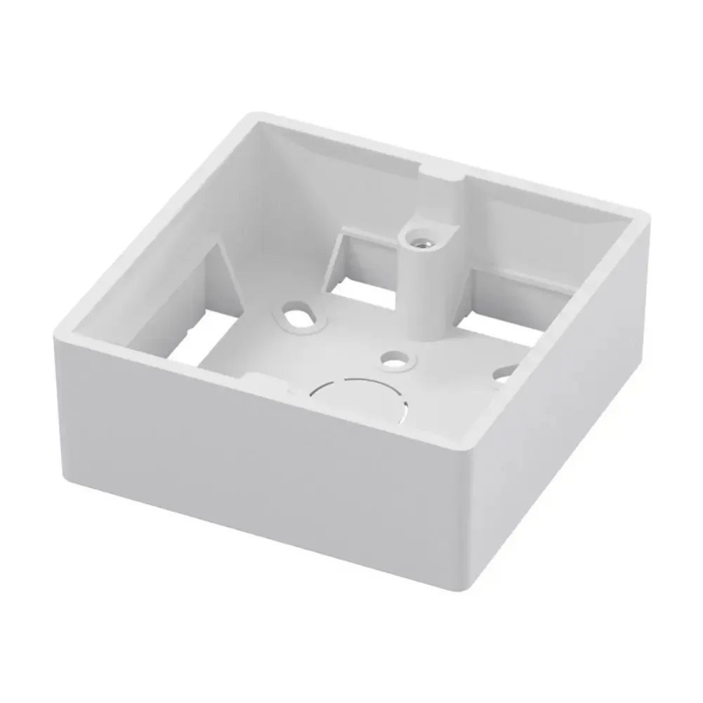 Boîte de montage murale, prise de commutateur 86, réparation électrique, boîte de câblage ignifuge en PVC pour bouton de câblage électrique