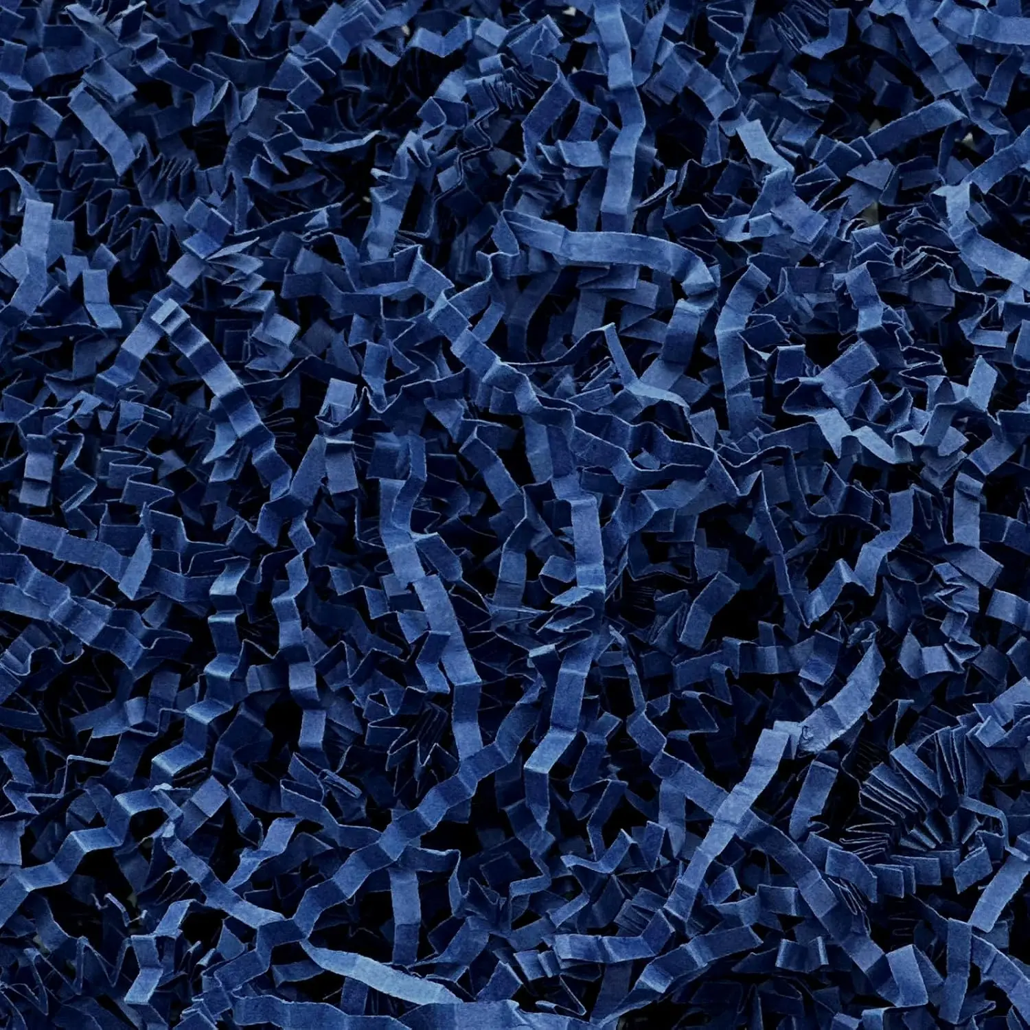 

Crinkle Cut Paper Shred Filler for Gift Box Bag and Basket On Father's Day(Navy Blue）