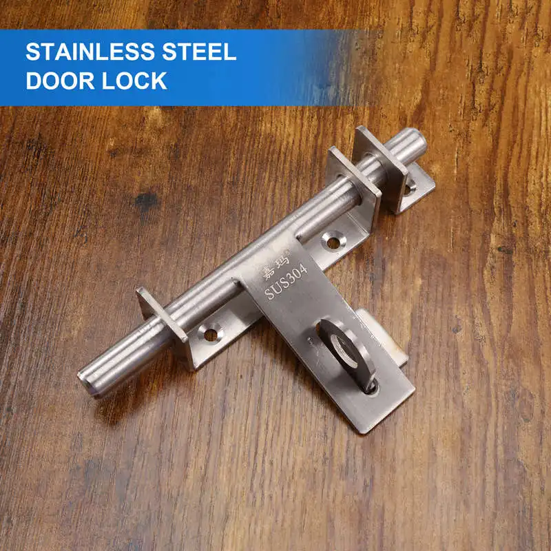 Болт из нержавеющей стали 304. Сверхмощные левые и правые болты. Раздвижной болт. Защелка дверного замка.