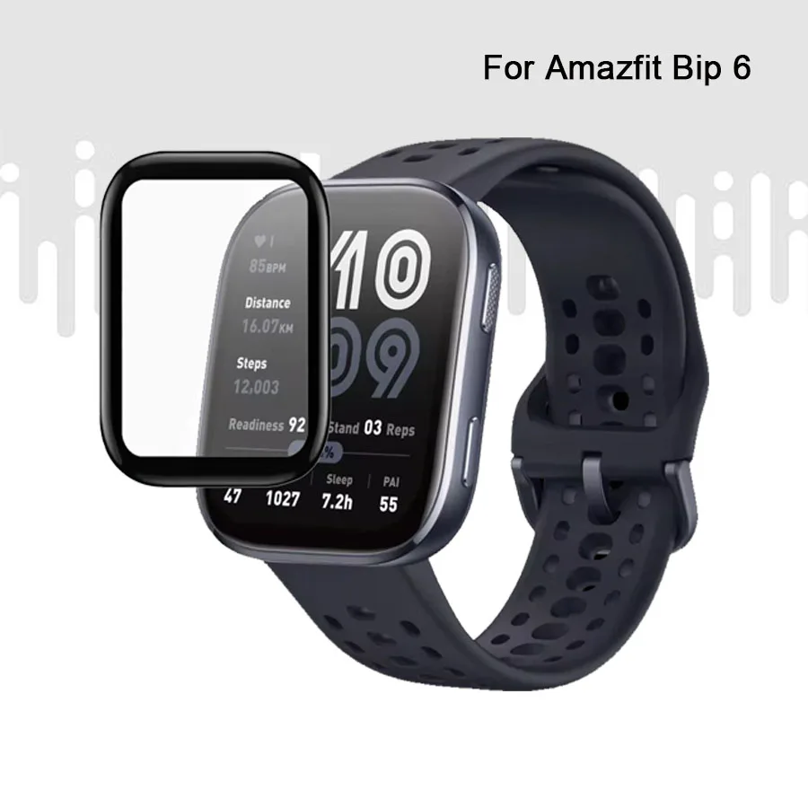 

Protector Film For Amazfit Bip 6 Screen Protector Full Coverage Anti-scratch 3D Protective Film For Huami Amazfit Bip 6
