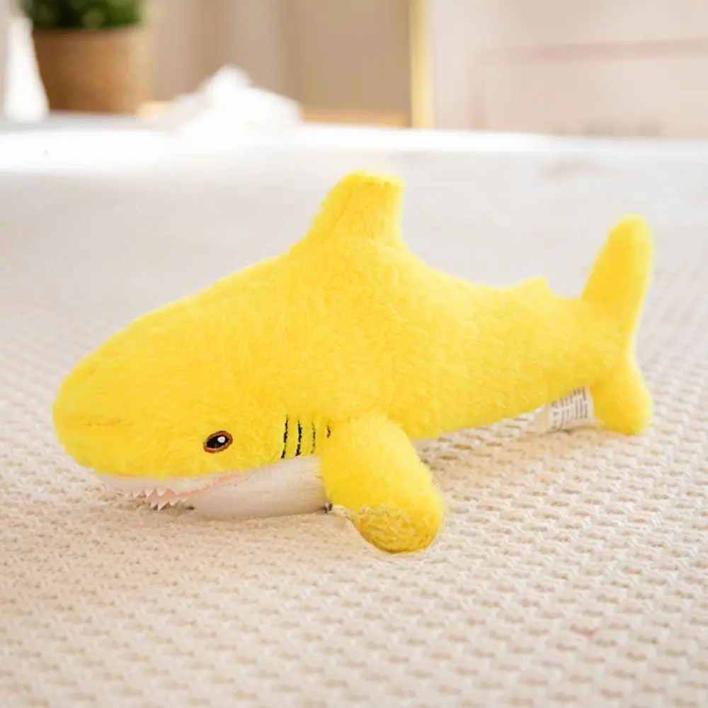 สัตว์การ์ตูน Shark Plush ของเล่นตลกยักษ์ Shark หมอนเบาะจําลอง Kawaii สัตว์หมอนเด็ก