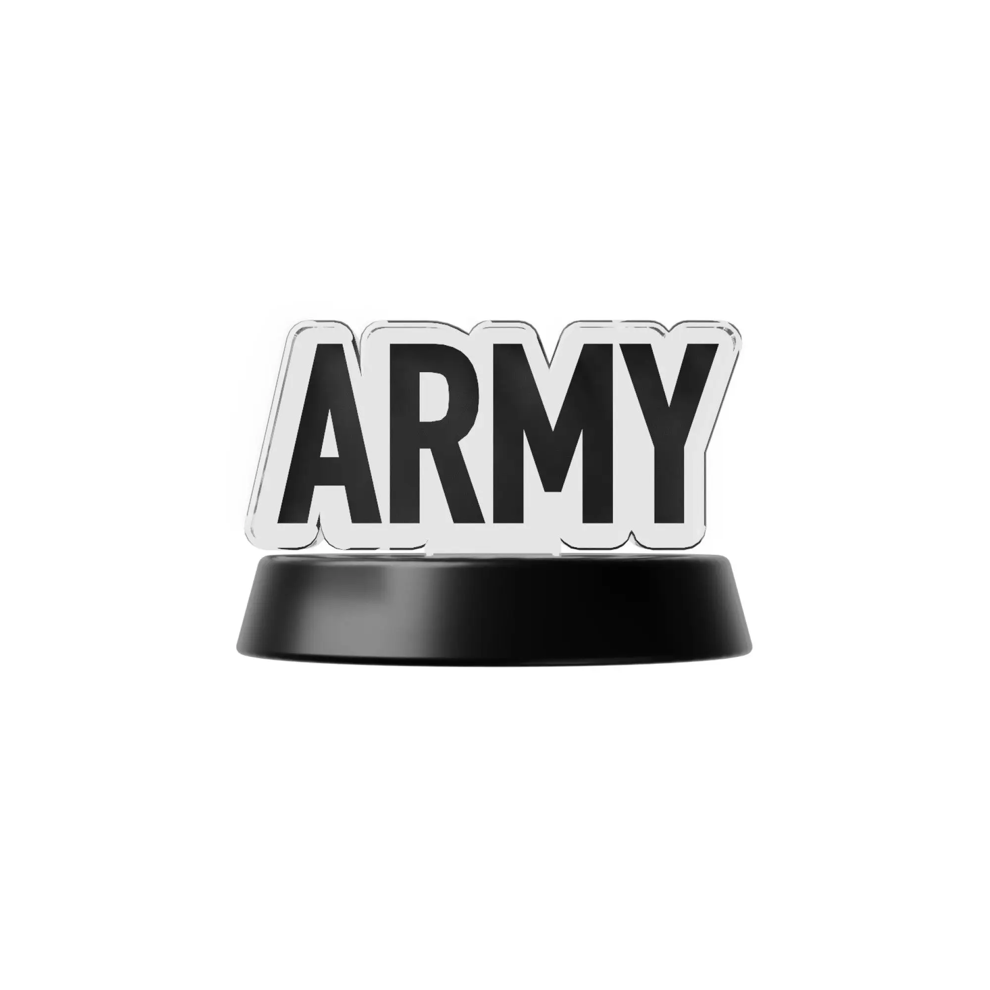 BTS Support Stick Abnehmbare Accessoires mit Mitgliedernamen, Modellierung anwendbar auf den Leuchtstab der 4. Generation, unverzichtbar für Konzerte
