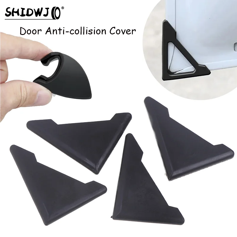 Universal Silicone Car Door Corner Cover Bumper Crash Scratch Protector Anti-Scratch Crash Protection Auto Care Accessories