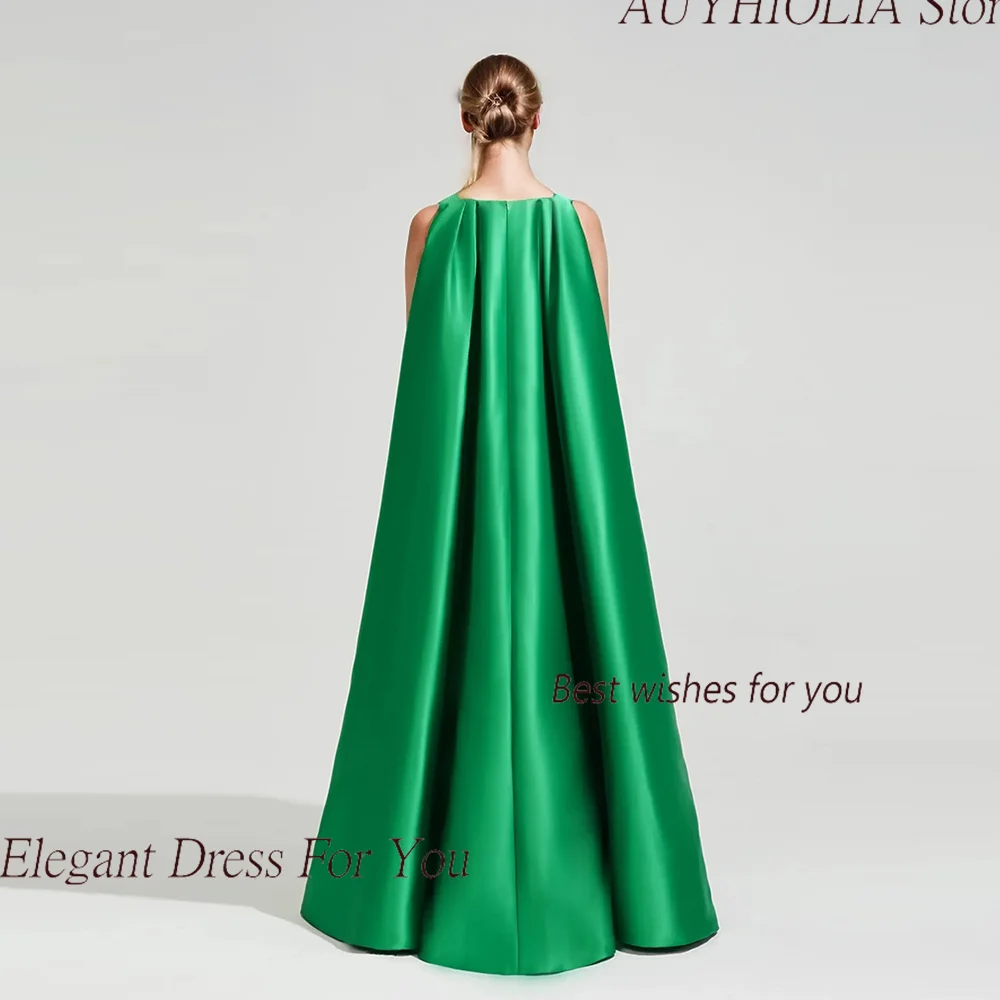 Fashion Mikado Evening Dress For Women 정장원피스 Vestidos de festa Elegant Crystal Cap Sleeve Formal Cocktail Party Prom Gown