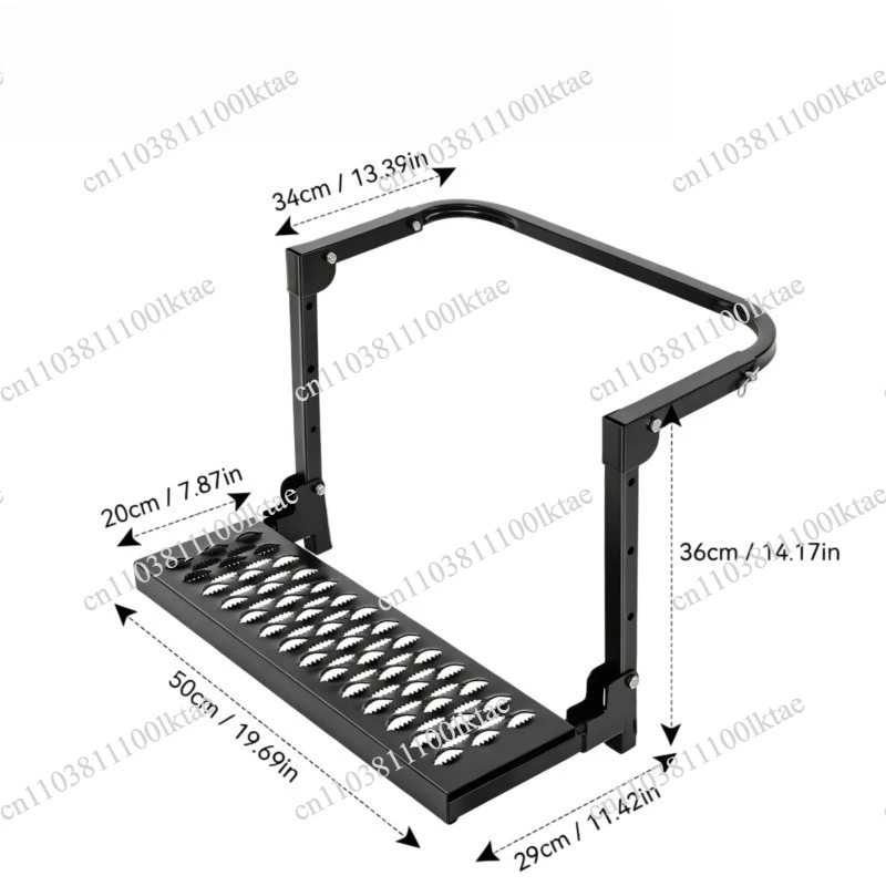 Car Tire Step Ladder Foot Pedal Climbing Ladder Off-road SUV Folding Telescopic Roof Rack