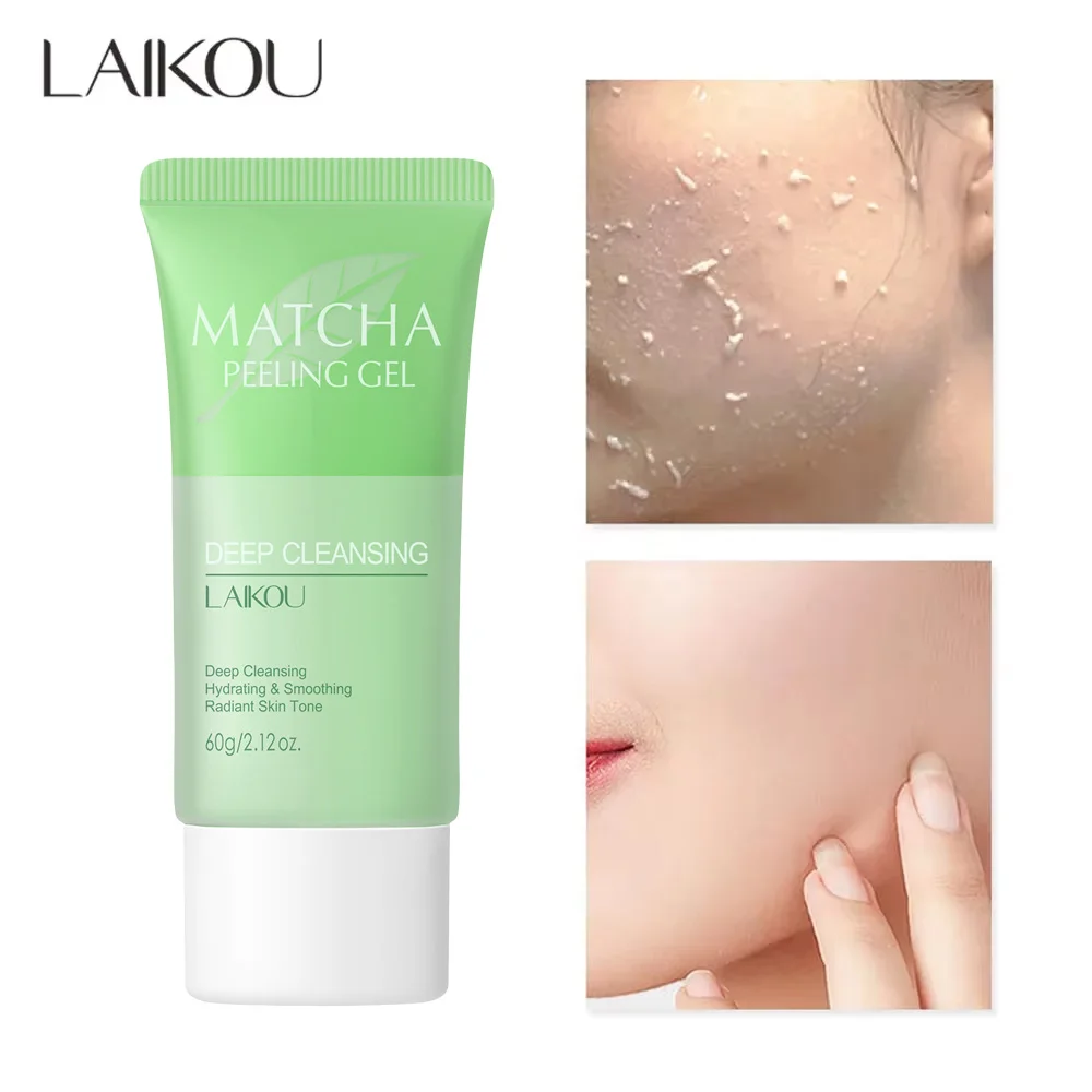 Glowing Skin Awaits: LAIKOU Matcha Exfoliating Gel for Only .64!