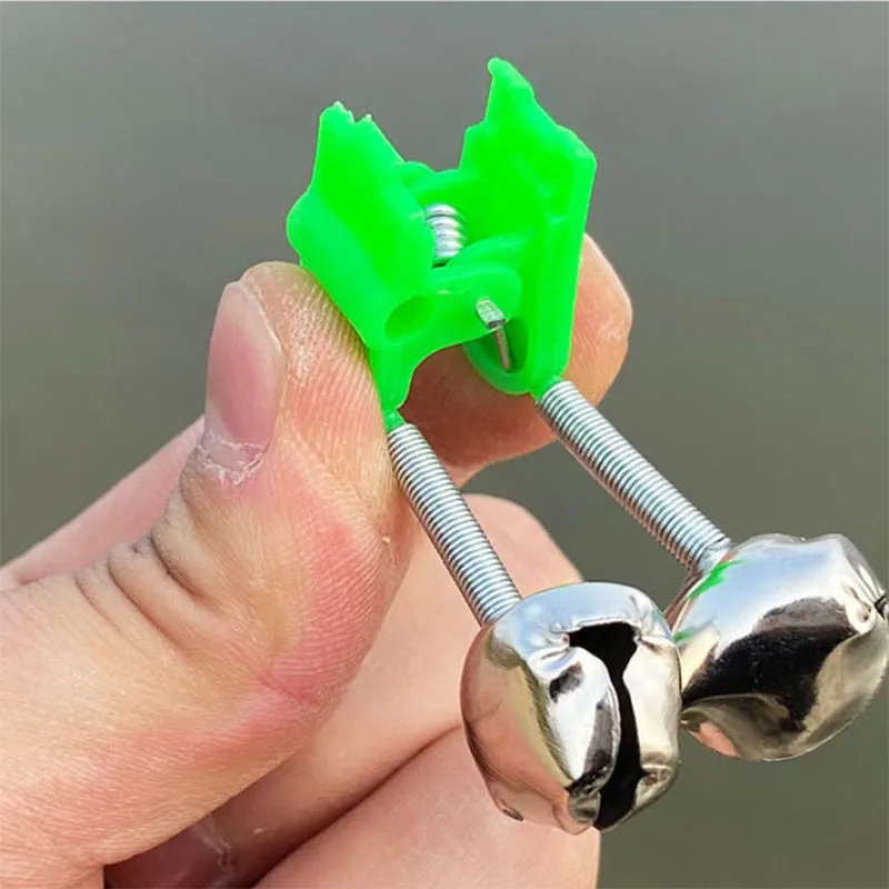 5-20PCS Pcs Fishing Accessories Plastic Clip Snap Fish Bells Fishing Rods Special Double Ring Fishing Alarm Bells
