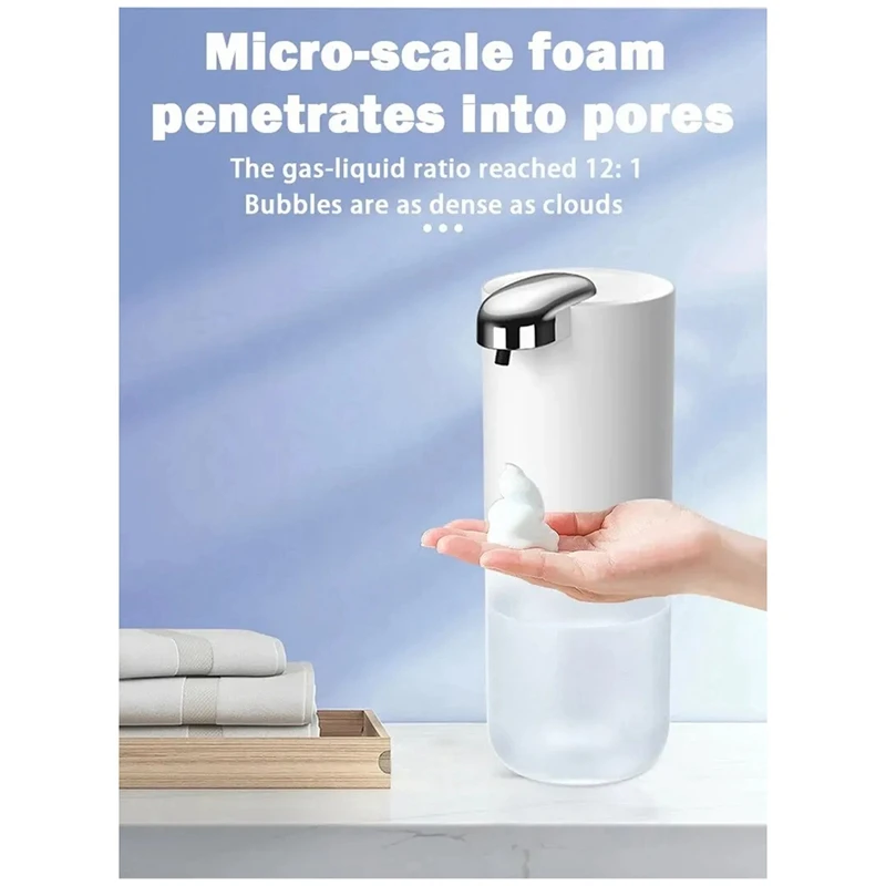 P12S Electric Household Soap Dispenser, Smart Automatic Foam Hand Washing Machine