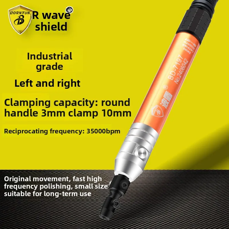

Wave Shield Pneumatic Left and Right Ultrasonic Grinding Pneumatic Grinder Reciprocating High-Speed Sander Bd-7197