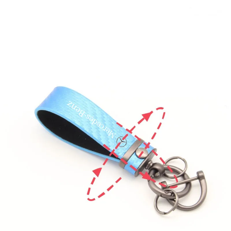 Car Keychain Metal Leather Keychain for Mercedes Benz AMG W210 W176 AMG CLS CLE CLA GLA GLB GLS GLE W222 Auto Accessories view 4
