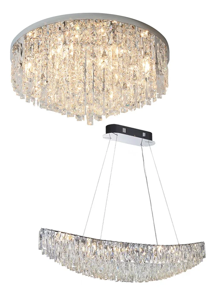 Light luxury Restaurant Pendant Lights Modern Designer Home Decor Lighting Fixture Hanging Lamp for Ceiling Dimmable LED Lustres