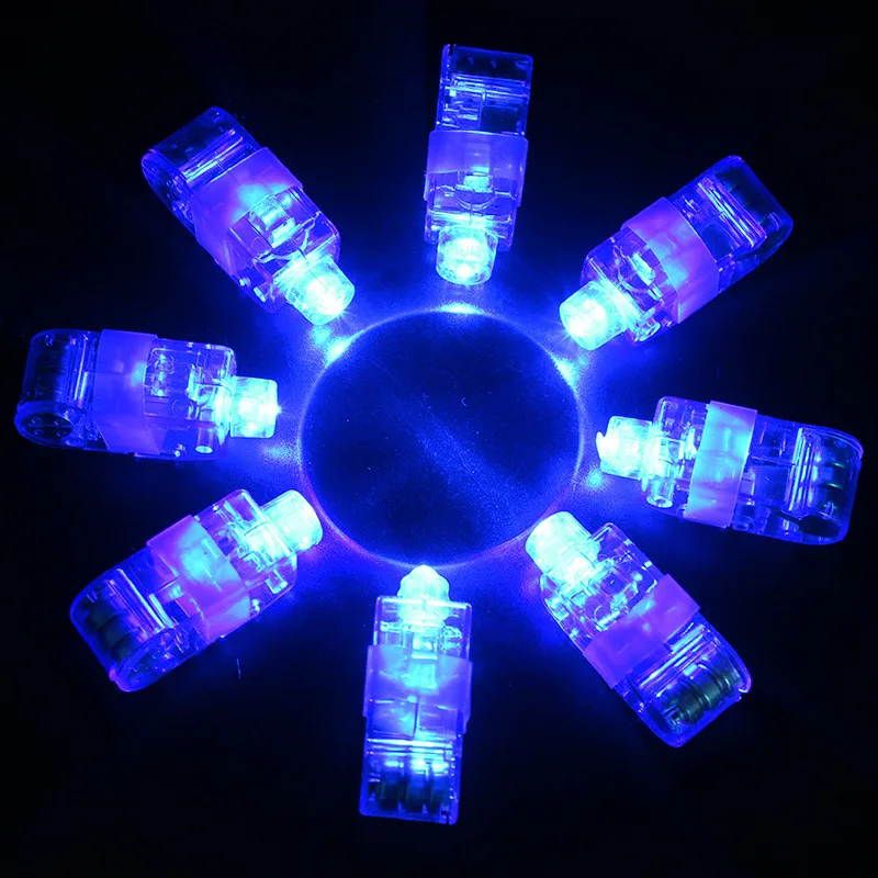 Criativo Finger Laser Light Ring, Colorido Cool LED Light Up Brinquedos, Dazzling Party Props, Presentes para crianças, 1pc