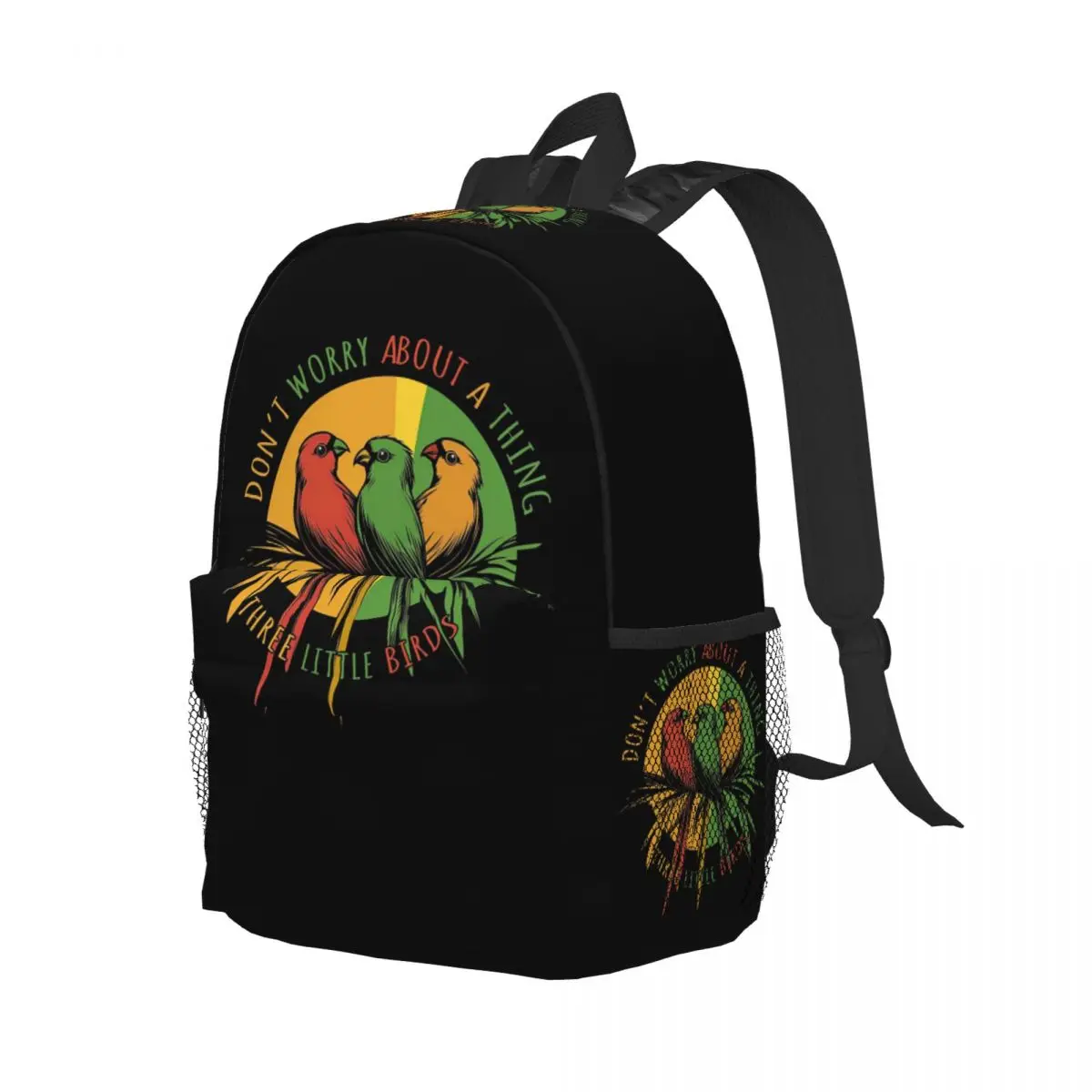 

Ajax Bob Marley Backpack Student Boys Girls BookBag Children School Bag Laptop Shoulder Bags for Men Women