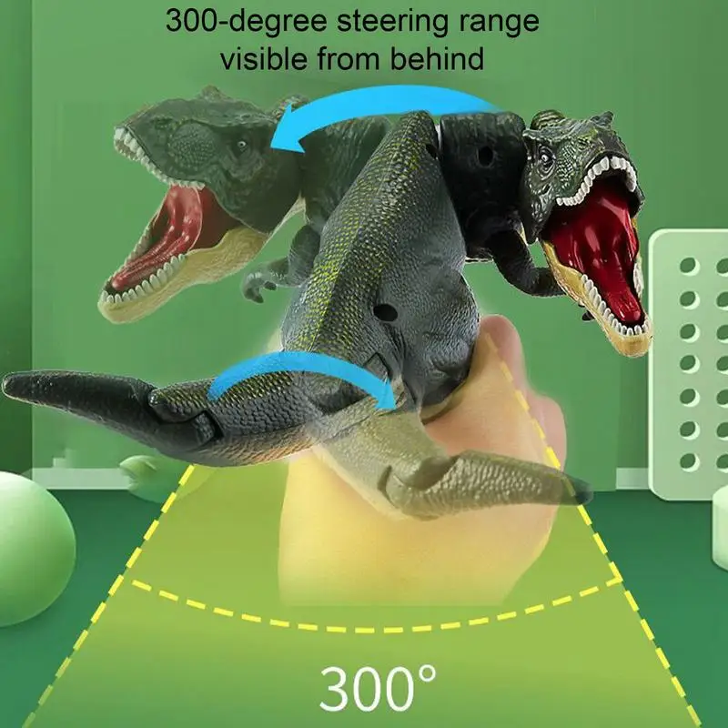 Divertidos juguetes de dinosaurios oscilantes, rotación de prensa, dinosaurio Jurásico, modelo Tiranosaurio Rex, juguete loco con sonido y movimiento para niños