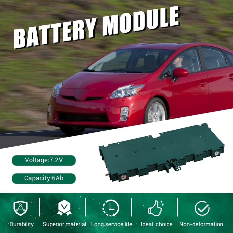 

For Toyota Prius 2Nd-3Rd Generation Corolla Camry XV40 Lexus CT200H ES300H Upgraded Hybrid Battery Module 7.2V 6.5AH