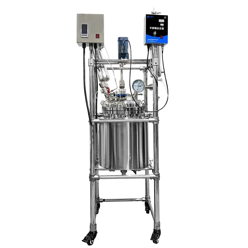 Double-layer stainless steel reactor laboratory high temperature and high pressure vacuum electric heating 3L 5L 10L 20L 30L 50L