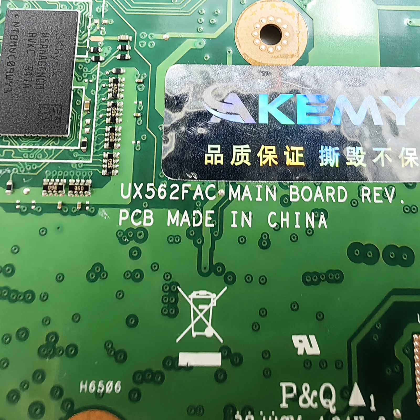UX562FAC Laptop Motherboard For ASUS ZenBook UX562F Q526FA UX562FA Q526FAC Mainboard I5 I7 8th/10th CPU 8G/12G/16G RAM ddr4 image 6
